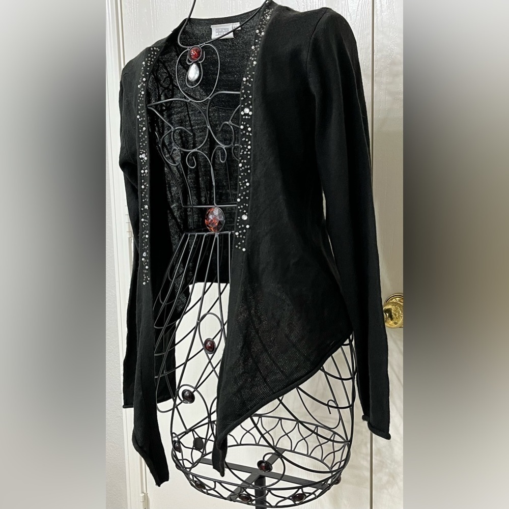 🟢 Collection XIIX LTD Black Beaded Sweater